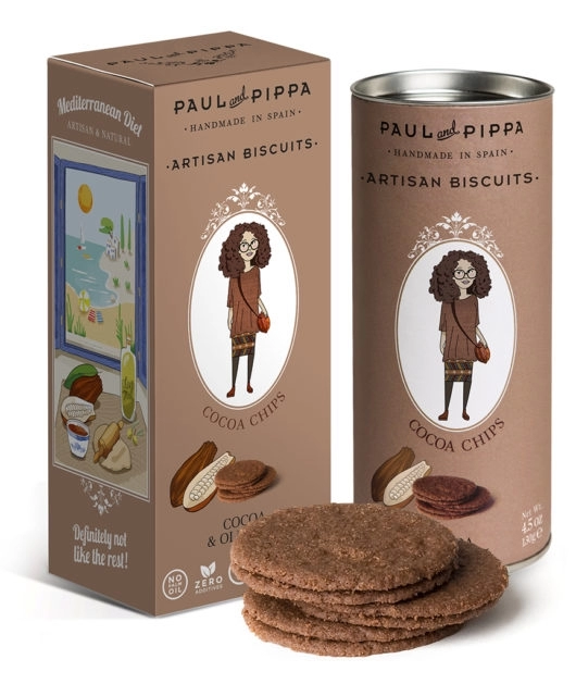 Crackers Cu Cacao Tin Paul and Pippa 130g 0
